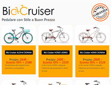 Tablet Screenshot of bicicruiser.com